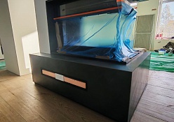 Монтаж камина на ул. Надежденской, с. Матвеевка